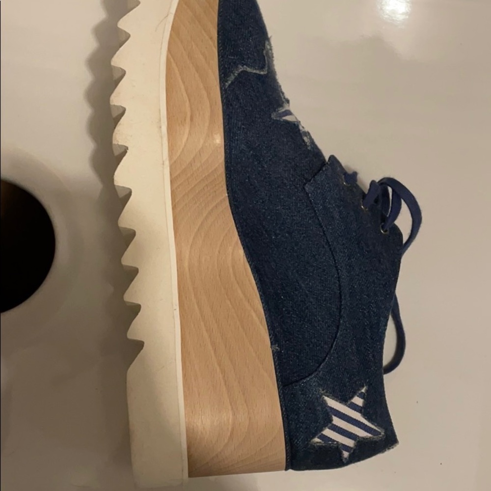 Stella McCartney Denim Stars Elyse Shoes 40 1/2